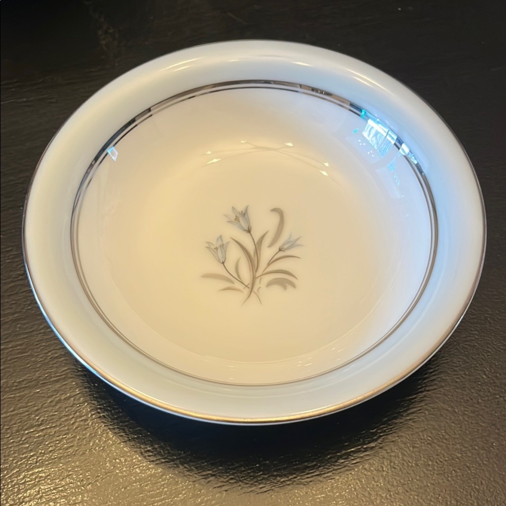 Noritake China Bluebell 5558 Platinum Rim